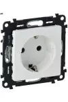 LEGRAND 753121 Valena Life 2P+F dugalj csatlakozóaljzat gyermekvédelem nélkül, rugós vezetékbekötéssel fehér LEGRAND 753121 Valena Life 2P+F dugalj csatlakozóaljzat gyermekvédelem nélkül, rugós vezetékbekötéssel fehér