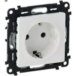   LEGRAND 753124 Valena Life 2P + F socket with child protection, screw connection white