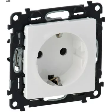 LEGRAND 753125 Valena Life 2P + F socket without child protection, with screw connection white LEGRAND 753125 Valena Life 2P + F socket without child protection, with screw connection white