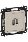 LEGRAND 753212 Valena Life Dual USB Charger with Built-in Power Supply - 5V - 1500 mA Ivory