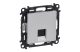 LEGRAND 753342 Valena Life 1xRJ45 Cat. 6 UTP csatlakozóaljzat alumínium