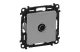 LEGRAND 753351 Valena Life TV socket, star point, 1.5 dB aluminum