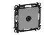 LEGRAND 753361 Valena Life TV socket, through, 14 dB aluminum