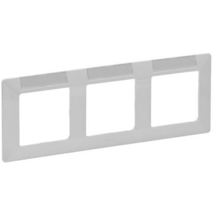   LEGRAND 754013 Valena Life triple frame, horizontal, with label holder white