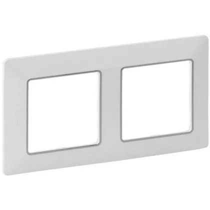LEGRAND 754032 Valena Life double frame white-chrome