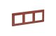 LEGRAND 754073 Valena Life hármas keret terrakotta