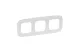 LEGRAND 754303 Valena Allure Hármas keret, Fehér