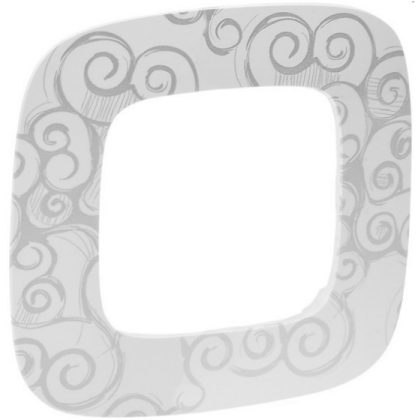 LEGRAND 754341 Valena Allure Egyes keret, Króm dekor