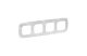 LEGRAND 754344 Valena Allure Four frames, Chrome decor