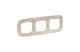 LEGRAND 754353 Valena Allure Hármas keret, Arany dekor