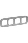LEGRAND 754394 Valena Allure Four frames, Aluminum