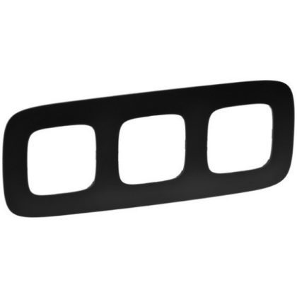 LEGRAND 754403 Valena Allure Hármas keret, Matt fekete