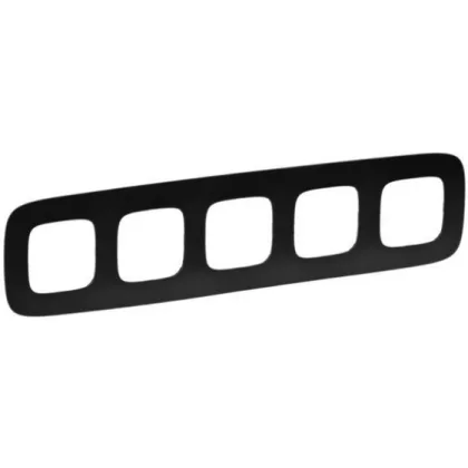 LEGRAND 754405 Valena Allure Ötös keret, Matt fekete