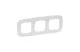 LEGRAND 754413 Valena Allure Triple Frame, Pearl