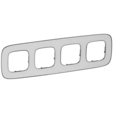 LEGRAND 754424 Valena Allure Négyes keret, Jégfehér