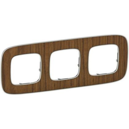 LEGRAND 754463 Valena Allure Hármas keret, Dió