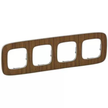 LEGRAND 754464 Valena Allure Négyes keret, Dió