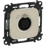   LEGRAND 754736 Valena Allure 3 pólusú XLR aljzat, female, burkolattal, Elefántcsont