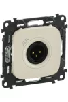 LEGRAND 754746 Valena Allure 3-pin XLR socket, male, with cover, Ivory