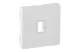 LEGRAND 754750 Valena Life elővezetékezett USB adatátviteli csatlakozóaljzat burkolat, fehér