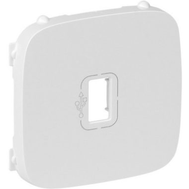LEGRAND 754755 Valena Allure USB elővezetékezett aljzat burkolat, Fehér