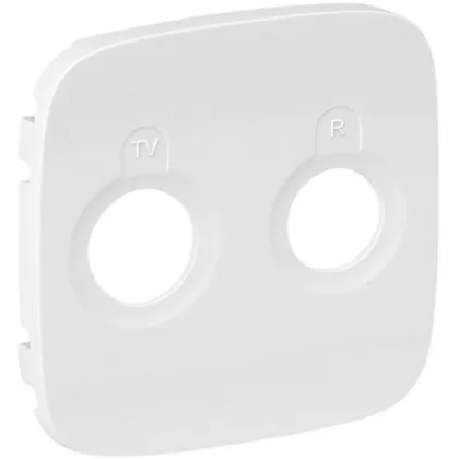 LEGRAND 754785 Valena Allure TV-RD aljzat burkolat, Fehér
