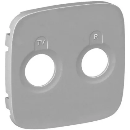   LEGRAND 754787 Valena Allure TV-RD aljzat burkolat, Alumínium