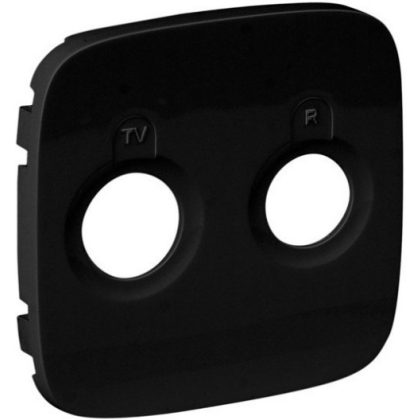 LEGRAND 754788 Valena Allure TV-RD aljzat burkolat, Fekete