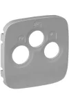 LEGRAND 754797 Valena Allure TV-RD-SAT aljzat burkolat, Alumínium