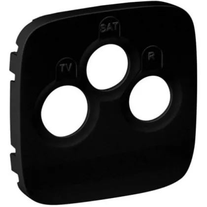   LEGRAND 754798 Valena Allure TV-RD-SAT aljzat burkolat, Fekete