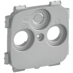 LEGRAND 754807 Valena Allure TV-RD-SAT aljzat burkolat (30 mm), Alumínium