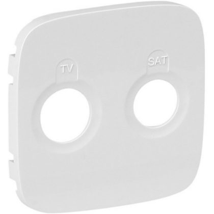 LEGRAND 754825 Valena Allure TV-SAT aljzat burkolat, Fehér