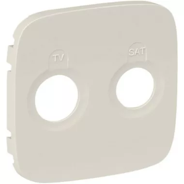 LEGRAND 754826 Valena Allure TV-SAT aljzat burkolat, Elefántcsont
