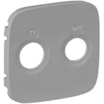 LEGRAND 754827 Valena Allure TV-SAT aljzat burkolat, Alumínium