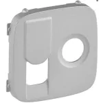 LEGRAND 754837 Valena Allure TV+RJ aljzat burkolat, Alumínium