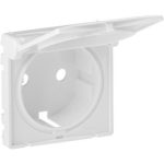   LEGRAND 754840 Valena Life 2P + F socket cover with flap white