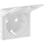 LEGRAND 754840 Valena Life 2P+F dugalj csatlakozóaljzat burkolat csapófedéllel fehér