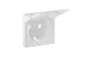 LEGRAND 754840 Valena Life 2P+F dugalj csatlakozóaljzat burkolat csapófedéllel fehér