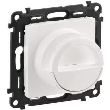   LEGRAND 754910 Valena Life accessory holder for USB charging socket, with cover, white