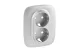 LEGRAND 754957 Valena Allure 2x2P+F dugalj csatlakozóaljzat monobloc burkolat + kerettel, Alumínium