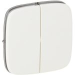   LEGRAND 755025 Valena Allure Kettős kapcsoló burkolat, Fehér