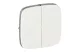 LEGRAND 755025 Valena Allure Kettős kapcsoló burkolat, Fehér