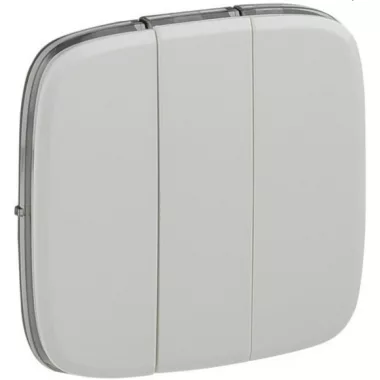LEGRAND 755035 Valena Allure burkolat multifunkciós vezérlőhöz, Fehér