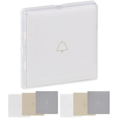 LEGRAND 755110 Valena Life átlátszó címketartós billentyű, 3 különböző színű betétlappal (fehér, elefántcsont, alumínium)