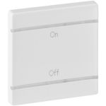   LEGRAND 755170 MyHome (Valena Life) ON / OFF marking wide cover, white