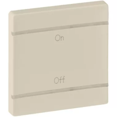 LEGRAND 755171 MyHome (Valena Life) BE/KI jelölés széles burkolat, elefántcsont