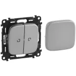   LEGRAND 755197 Valena Allure Multifunkciós vezérlő jelzőfénnyel, burkolattal, Alumínium