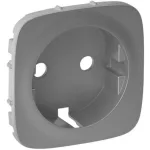   LEGRAND 755207 Valena Allure 2P+F dugalj csatlakozóaljzat burkolat, Alumínium
