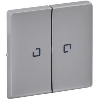 LEGRAND 755222 Valena Life kettős fényjelzős billentyű alumínium