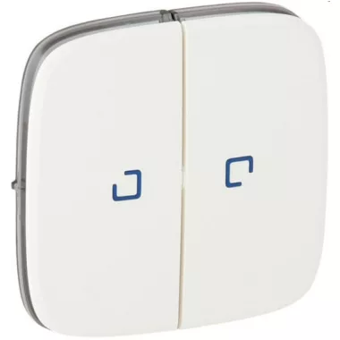 LEGRAND 755225 Valena Allure Kettős kapcsoló burkolat, fj, Fehér